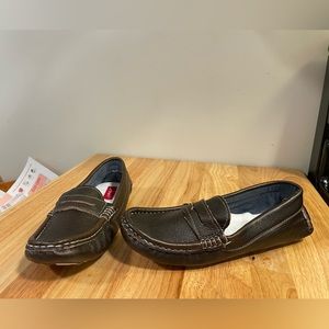Brown moccasins